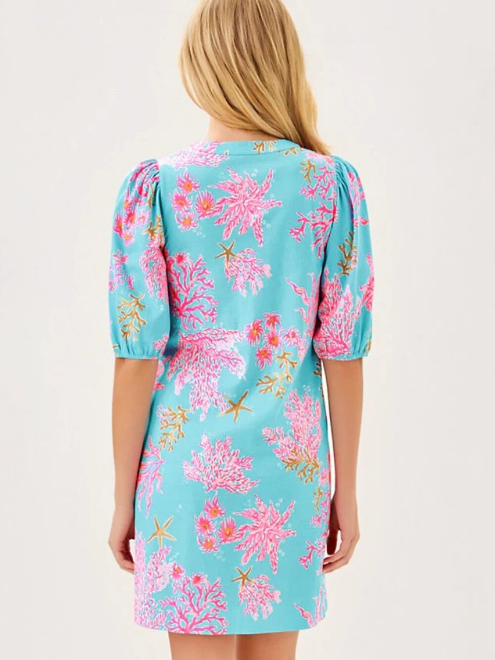 NWT Lilly Pulitzer Colson Dress in Multi Royal Coral--XL - Picture 2 of 4
